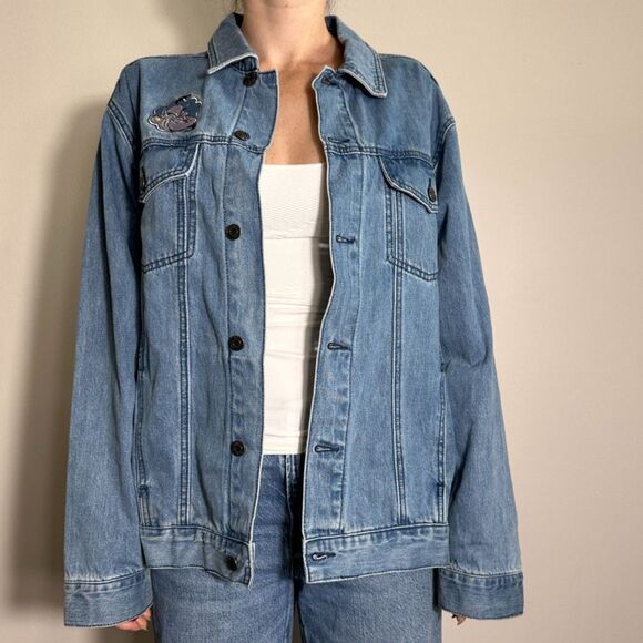 Oh My Disney Magic Carpet Denim Jacket Size XL - Picture 2 of 9